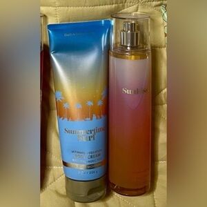 Bath and Body Works 2pc set- summertime surf/sunkissed